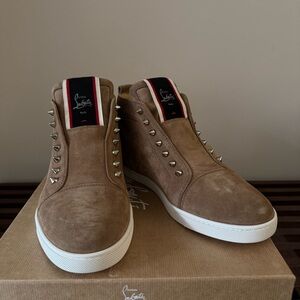 CHRISTIAN LOUBOUTIN Men's F.A.V Fique A Vontade Mid Cut Flat EU 43/US 10